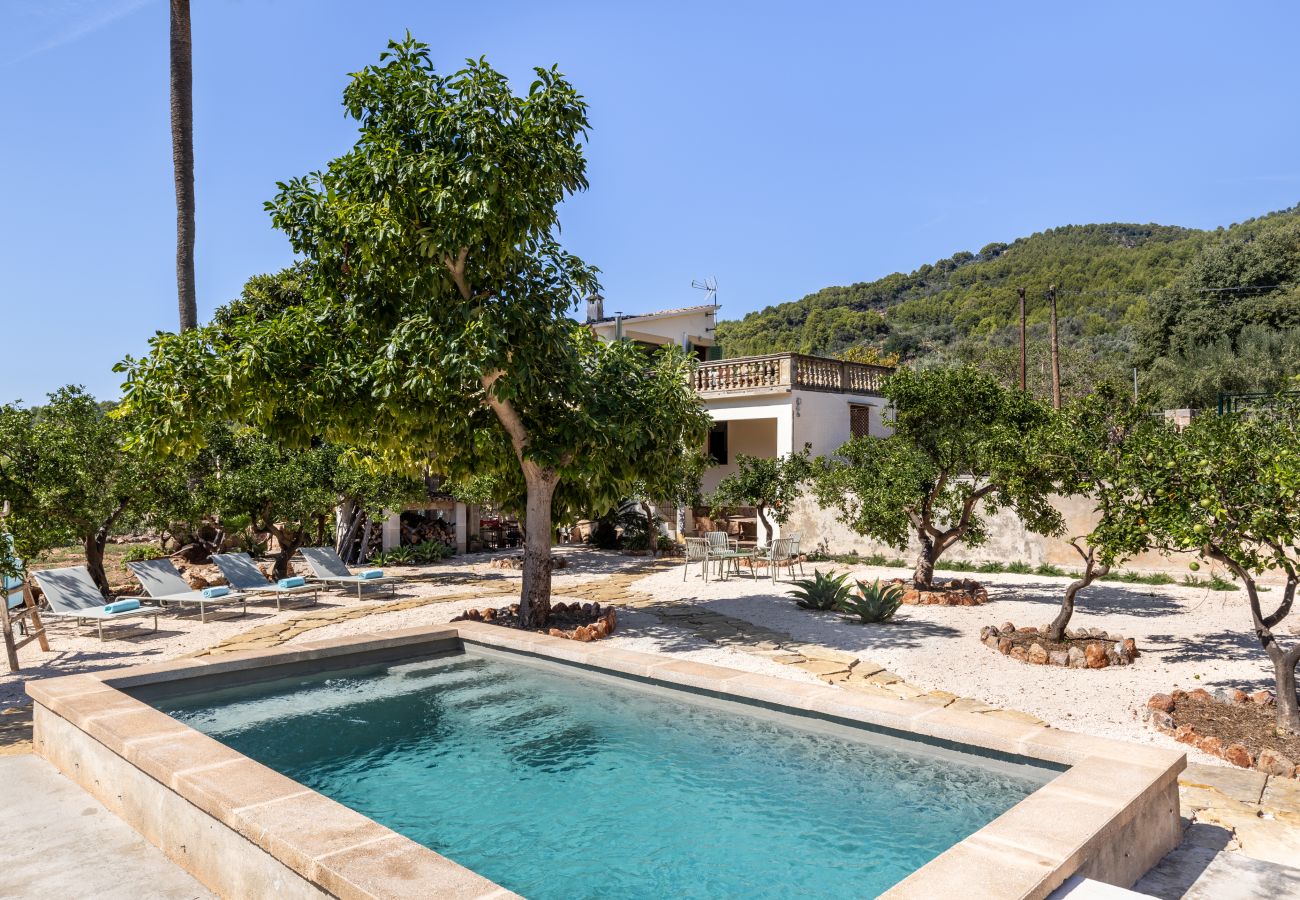Finca en Fornalutx - Can Ozonas - Rustic House w/ Pool between Soller & Fornalutx